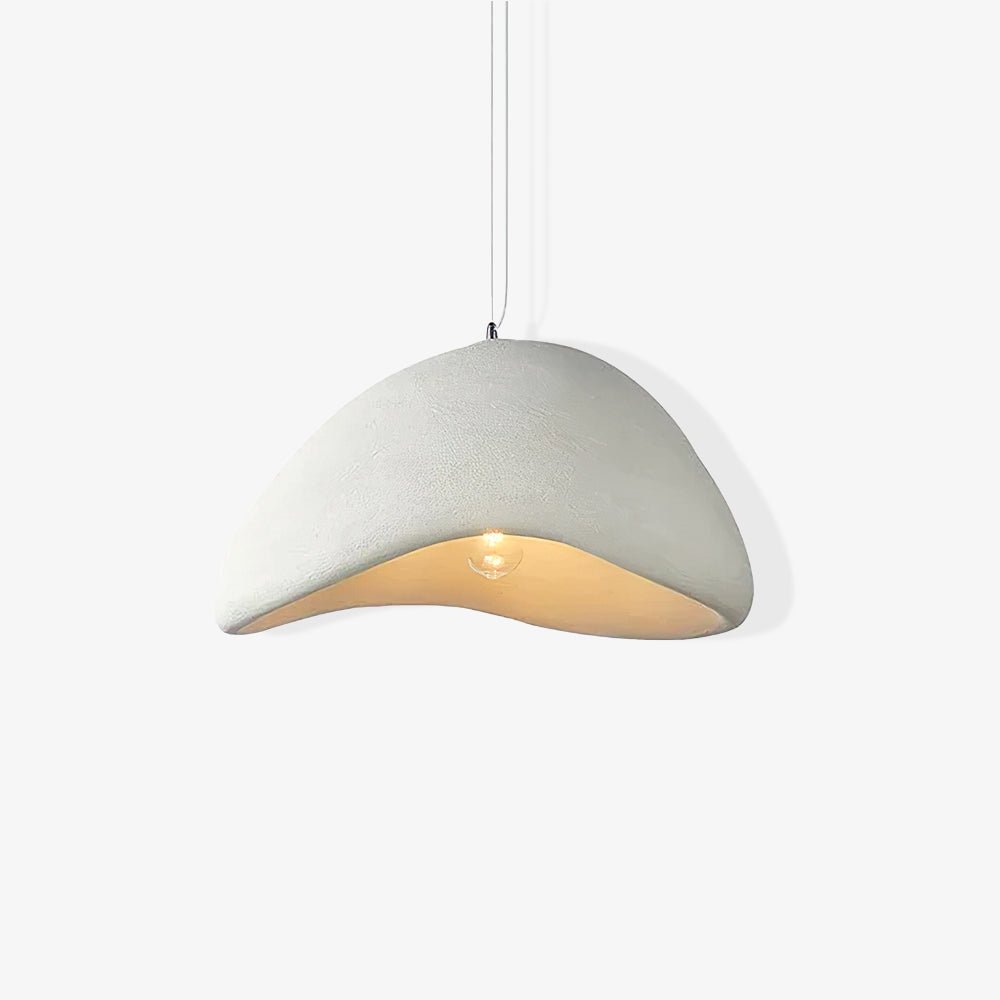 Moon Pendant Light LED 11.8 in Adjustable Grey White Indoor Ceiling Lamp | Thomler