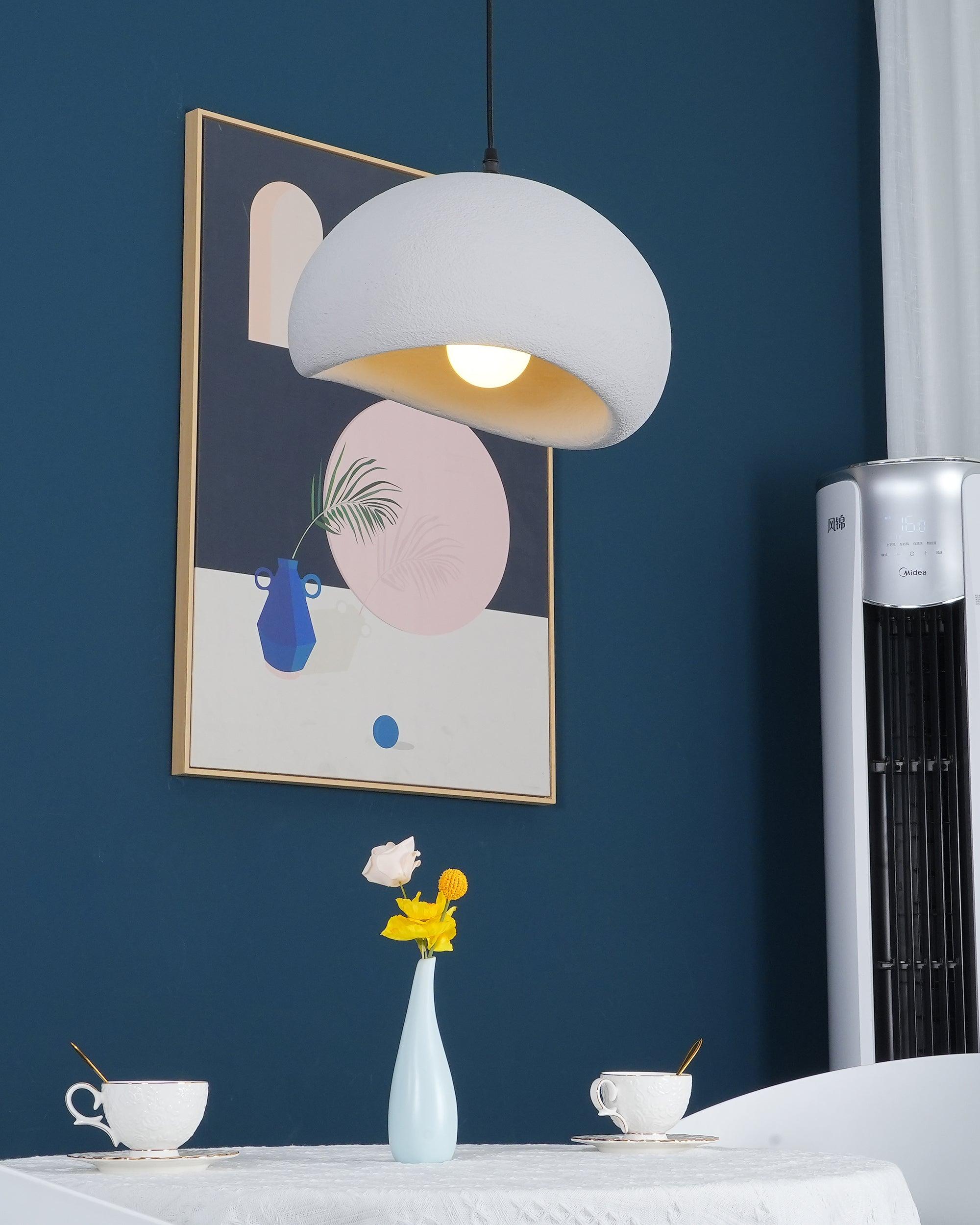 Khmara Pendant Light LED 11.8 in Grey Indoor Ceiling Lamp Adjustable Hanging | Thomler