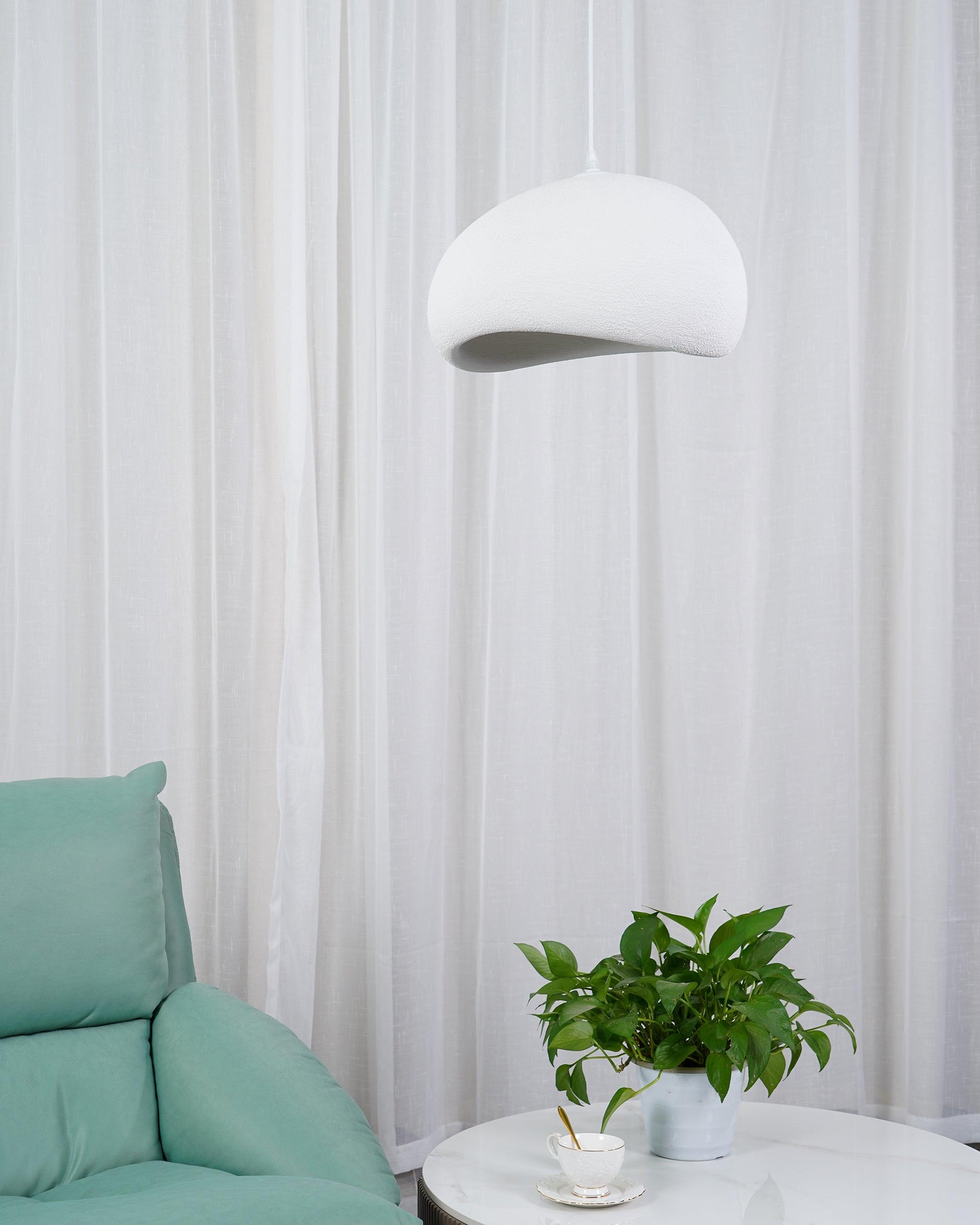 Khmara Pendant Light LED 11.8 in Grey Indoor Ceiling Lamp Adjustable Hanging | Thomler