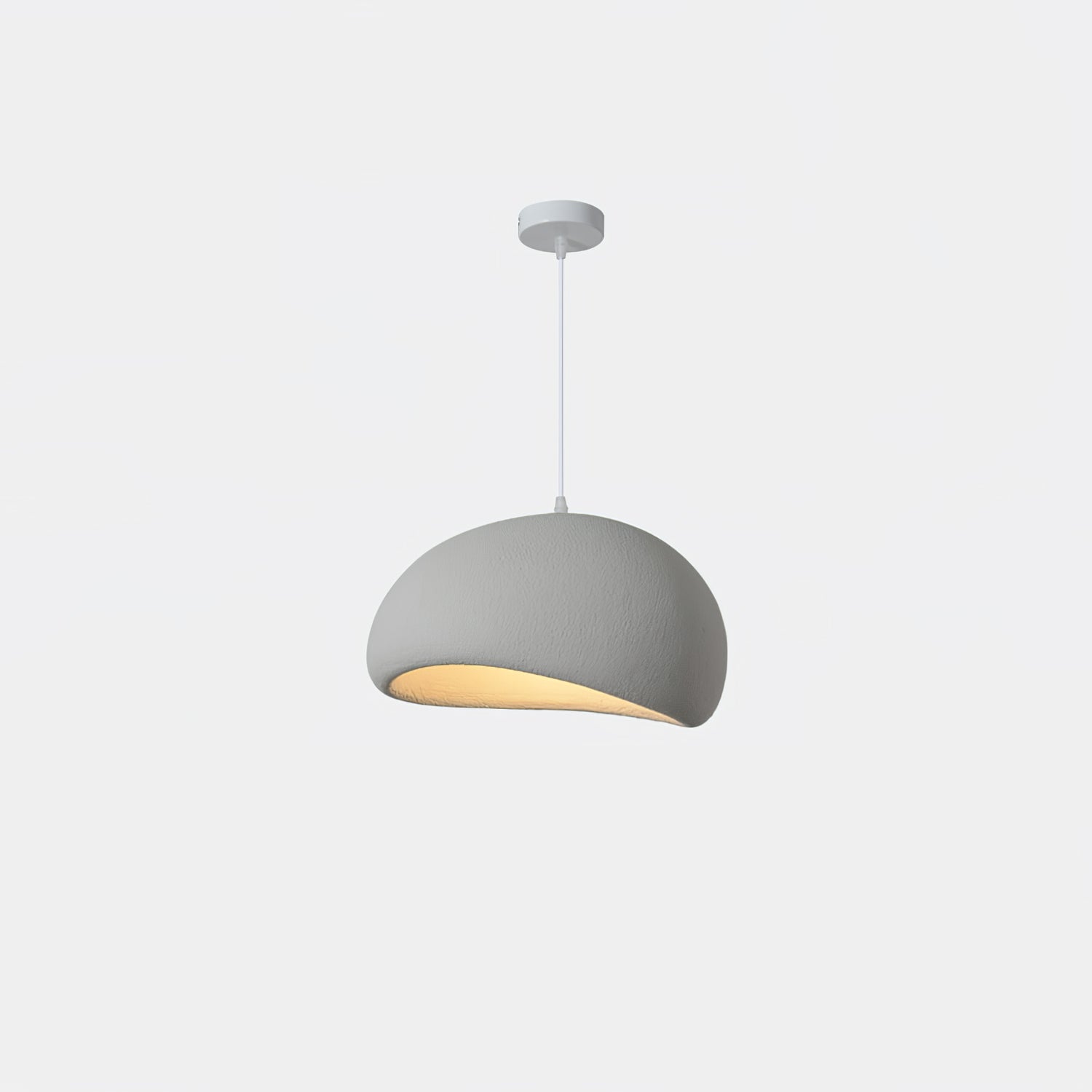 Khmara Pendant Light LED 11.8 in Grey Indoor Ceiling Lamp Adjustable Hanging | Thomler