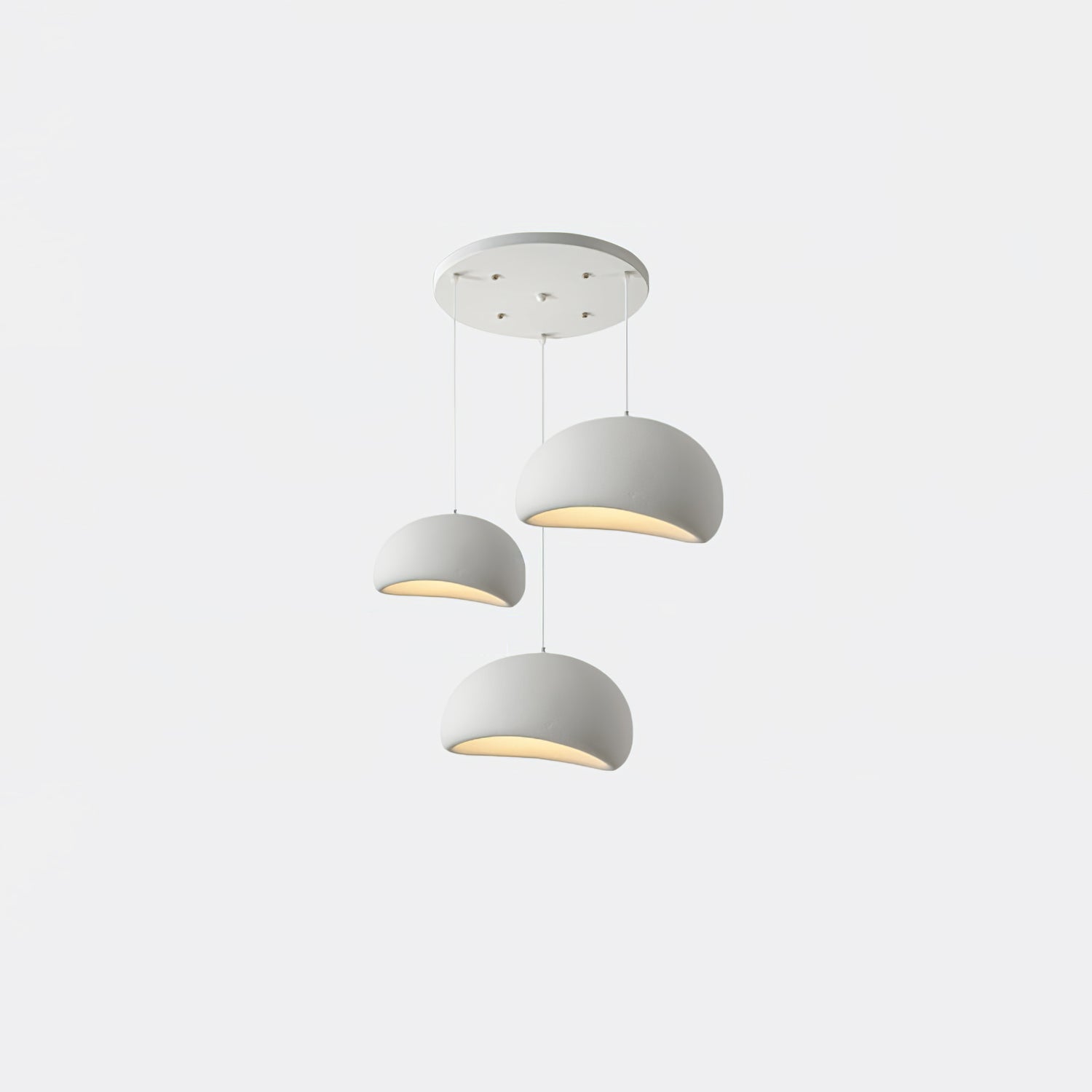 Khmara Pendant Light LED 11.8 in Grey Indoor Ceiling Lamp Adjustable Hanging | Thomler