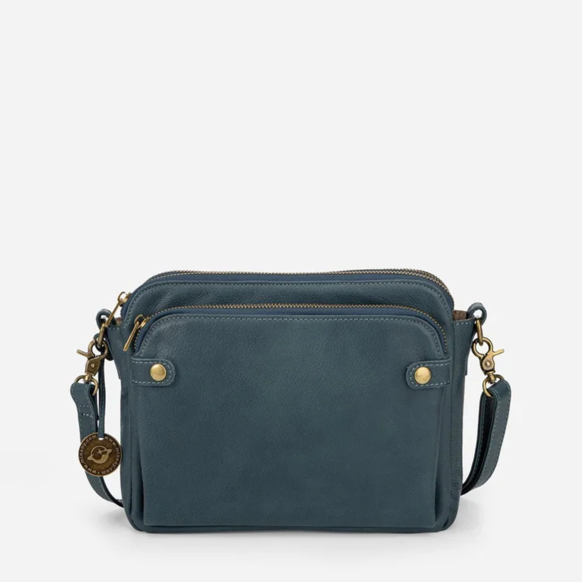 Full-Grain Leather Shoulder Bag with Integrated Wallet & Card Slots - Spacious Crossbody Purse for Women - Adjustable Strap Handbag for | Thomler