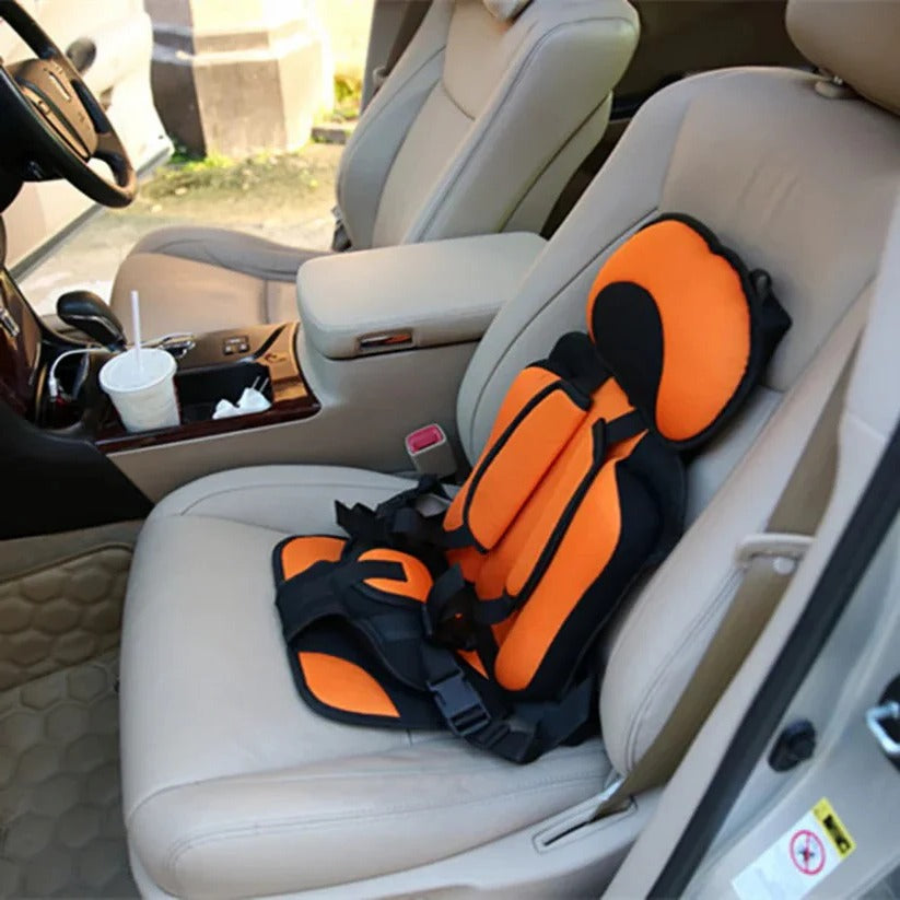 Portable Child Safety Harness Seat for Travel with 5-Point System Gray Foldable Booster for Taxis Rental Cars Everyday Outings Toddlers Kids | Thomler