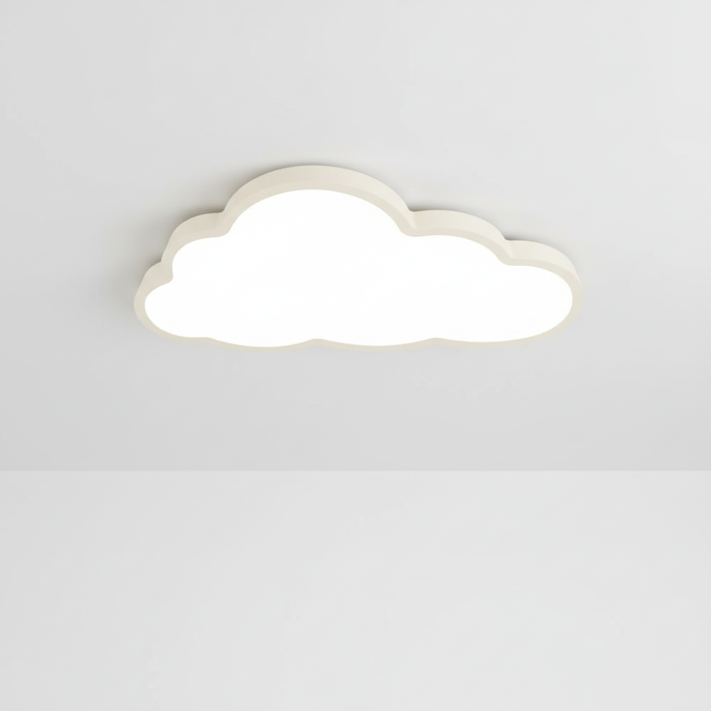 Ceiling Light Acrylic Cloud 40.0 cm White Children Bedroom Nursery Warm LED Decorative Lighting Fixture | Thomler