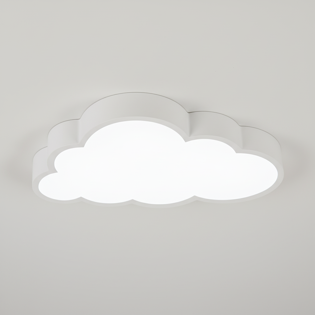 Ceiling Light Acrylic Cloud 40.0 cm White Children Bedroom Nursery Warm LED Decorative Lighting Fixture | Thomler