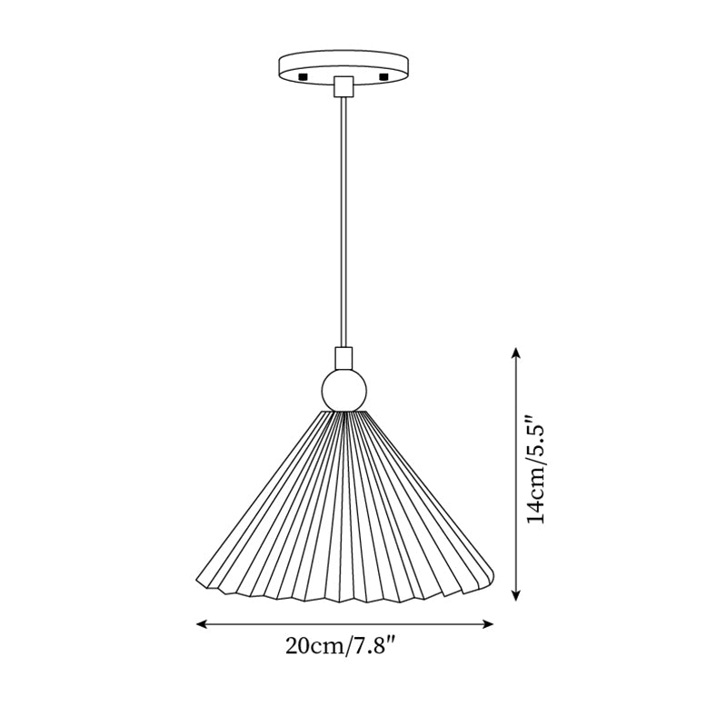 Pendant Light Ceramic Shade 7.8 in Adjustable Blue Dining Kitchen Hanging Ceiling Lamp | Thomler