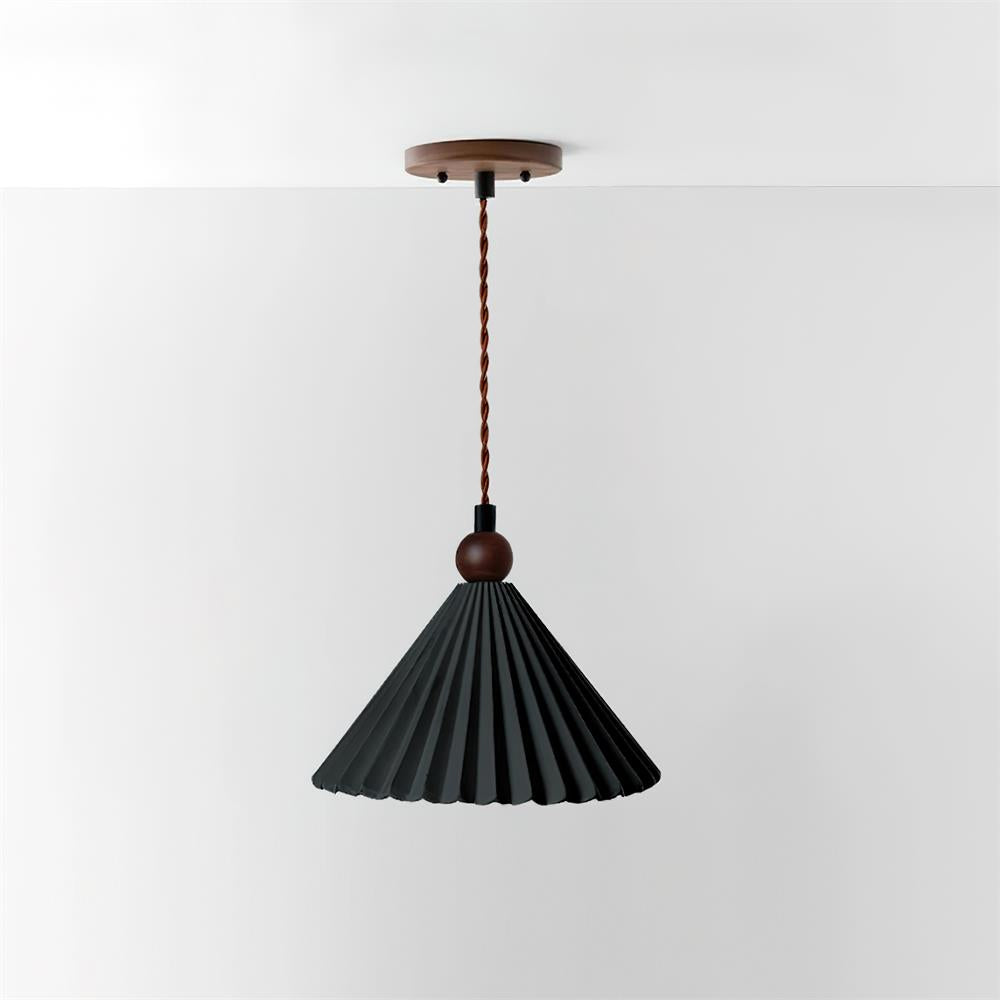 Pendant Light Ceramic Shade 7.8 in Adjustable Blue Dining Kitchen Hanging Ceiling Lamp | Thomler