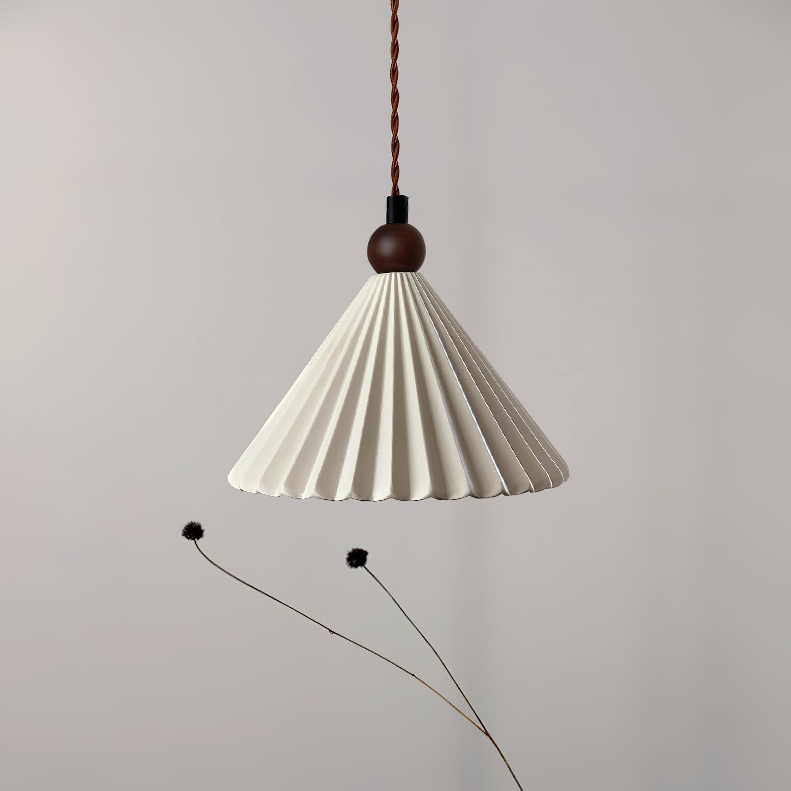 Pendant Light Ceramic Shade 7.8 in Adjustable Blue Dining Kitchen Hanging Ceiling Lamp | Thomler