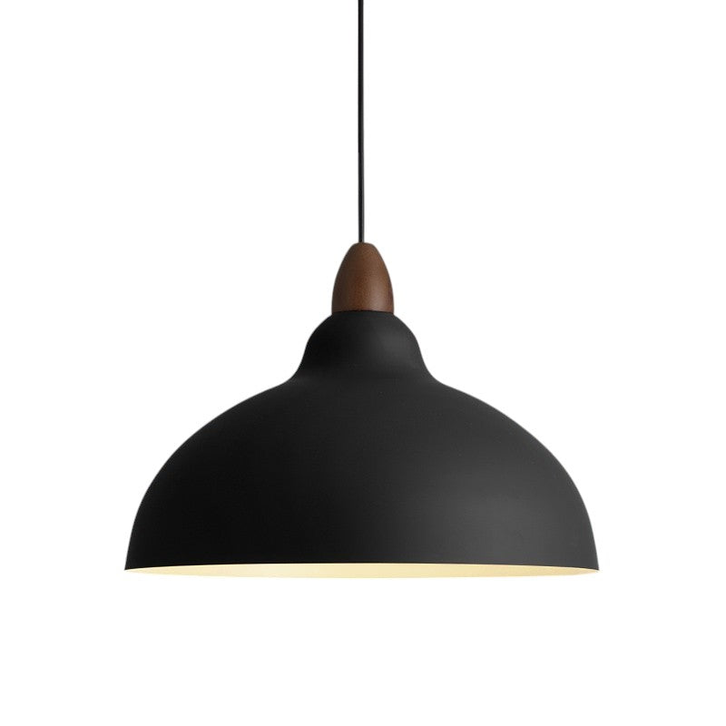Pendant Light Wood Metal 35.0 cm Beige Adjustable Dining Room Kitchen Island Hanging Lamp | Thomler