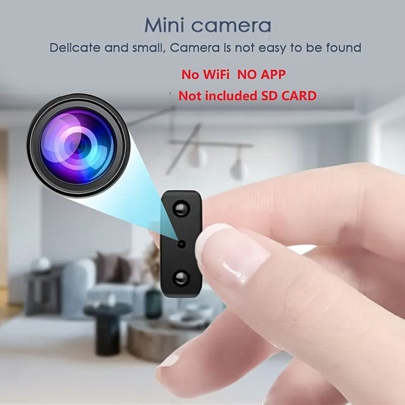 Compact 1080p Security Camera with Infrared Night Vision & Motion Alerts for Indoor Home Monitoring | Thomler