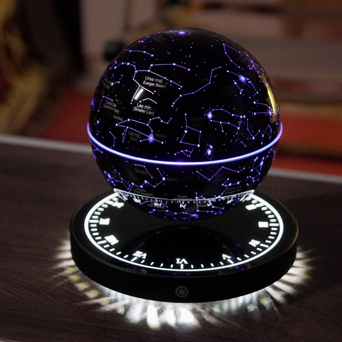 Magnetic Levitation Floating Globe Night Light with 360° Rotation Star Map Sphere for Bedroom Office Living Room Desk Decor | Thomler