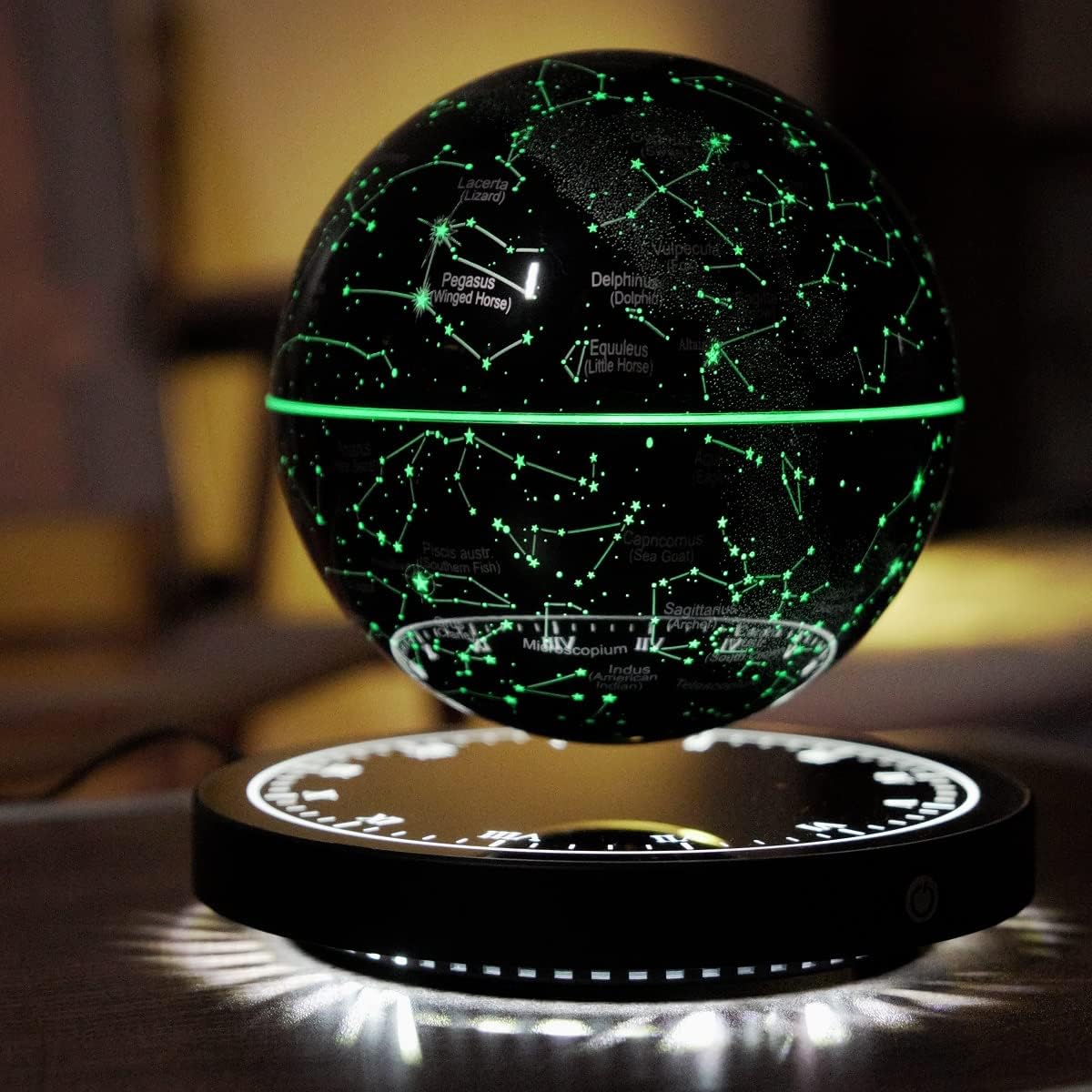 Magnetic Levitation Floating Globe Night Light with 360° Rotation Star Map Sphere for Bedroom Office Living Room Desk Decor | Thomler