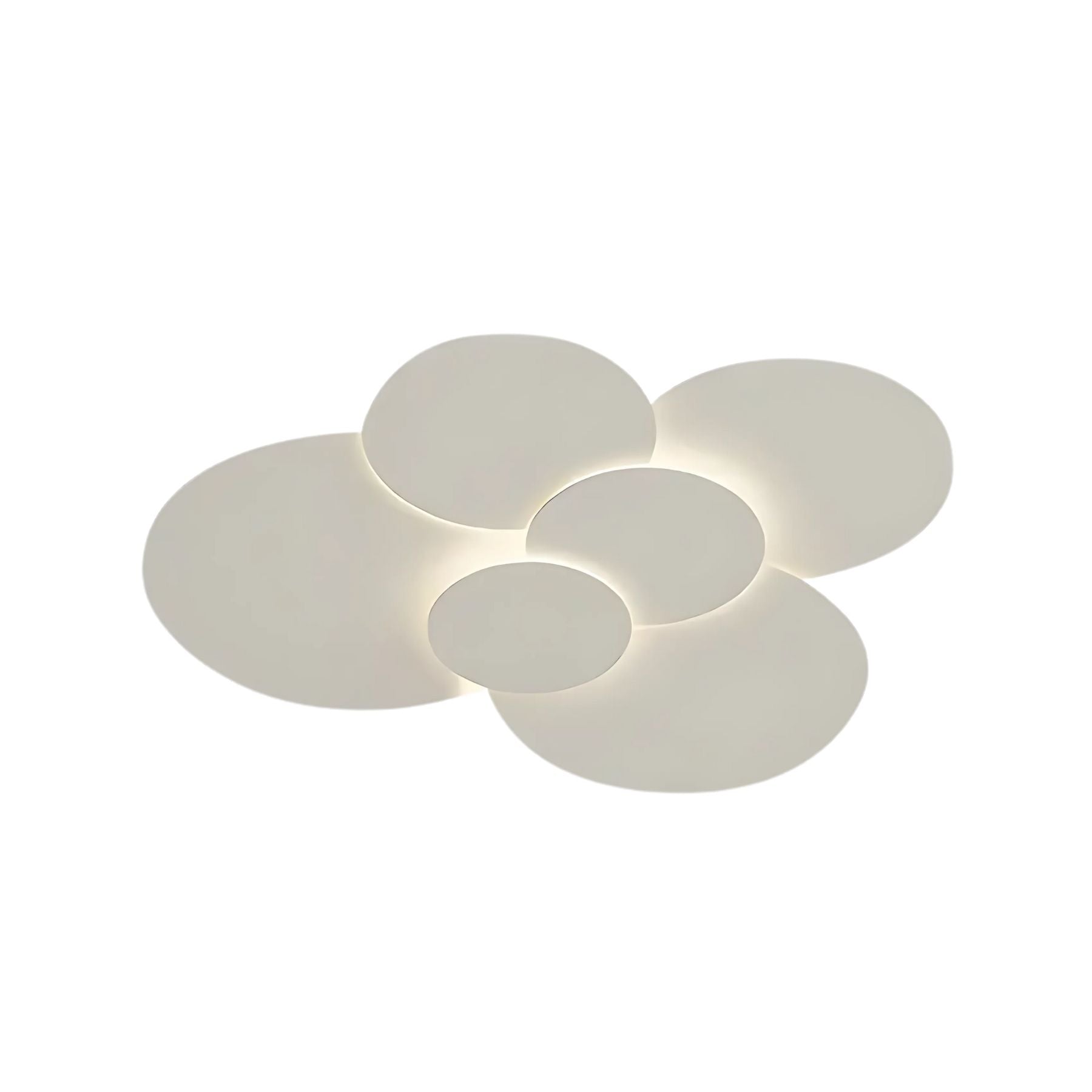 Ceiling Light LED Adjustable Discs 60.0 cm White Living Room Bathroom Dimmable Modern Designer Lighting | Thomler
