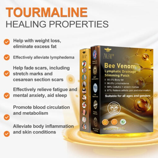 Herbal Wellness Patches with Natural Bee Venom Extract for Daily Body Care Support – Transdermal Application Skin Patches for Women & Men – | Thomler