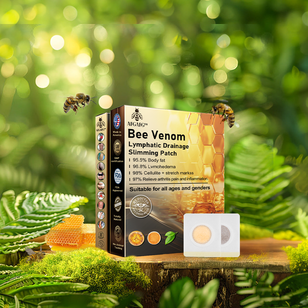Herbal Wellness Patches with Natural Bee Venom Extract for Daily Body Care Support – Transdermal Application Skin Patches for Women & Men – | Thomler