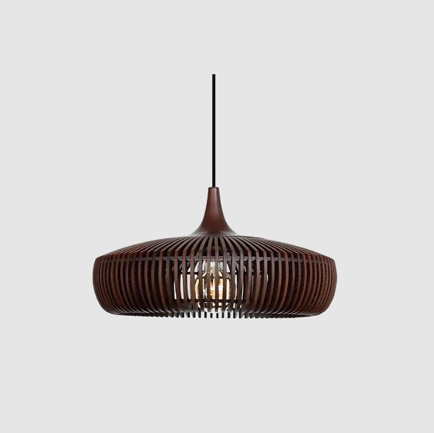 Pendant Light Wooden 43.0 cm Ceiling Lamp Living Room Dining Room Scandinavian Minimalist Lighting | Thomler