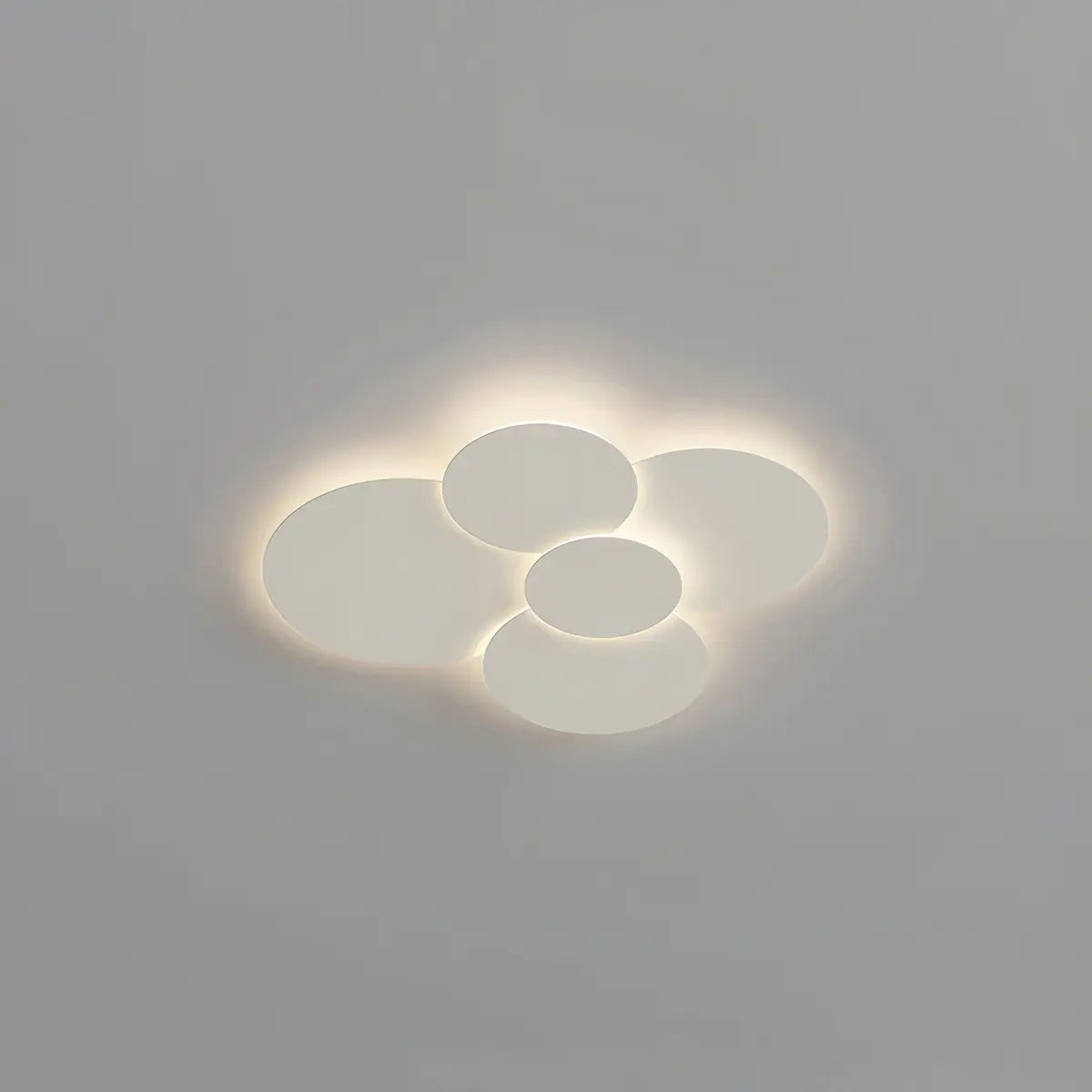 Ceiling Light LED Adjustable Discs 60.0 cm White Living Room Bathroom Dimmable Modern Designer Lighting | Thomler