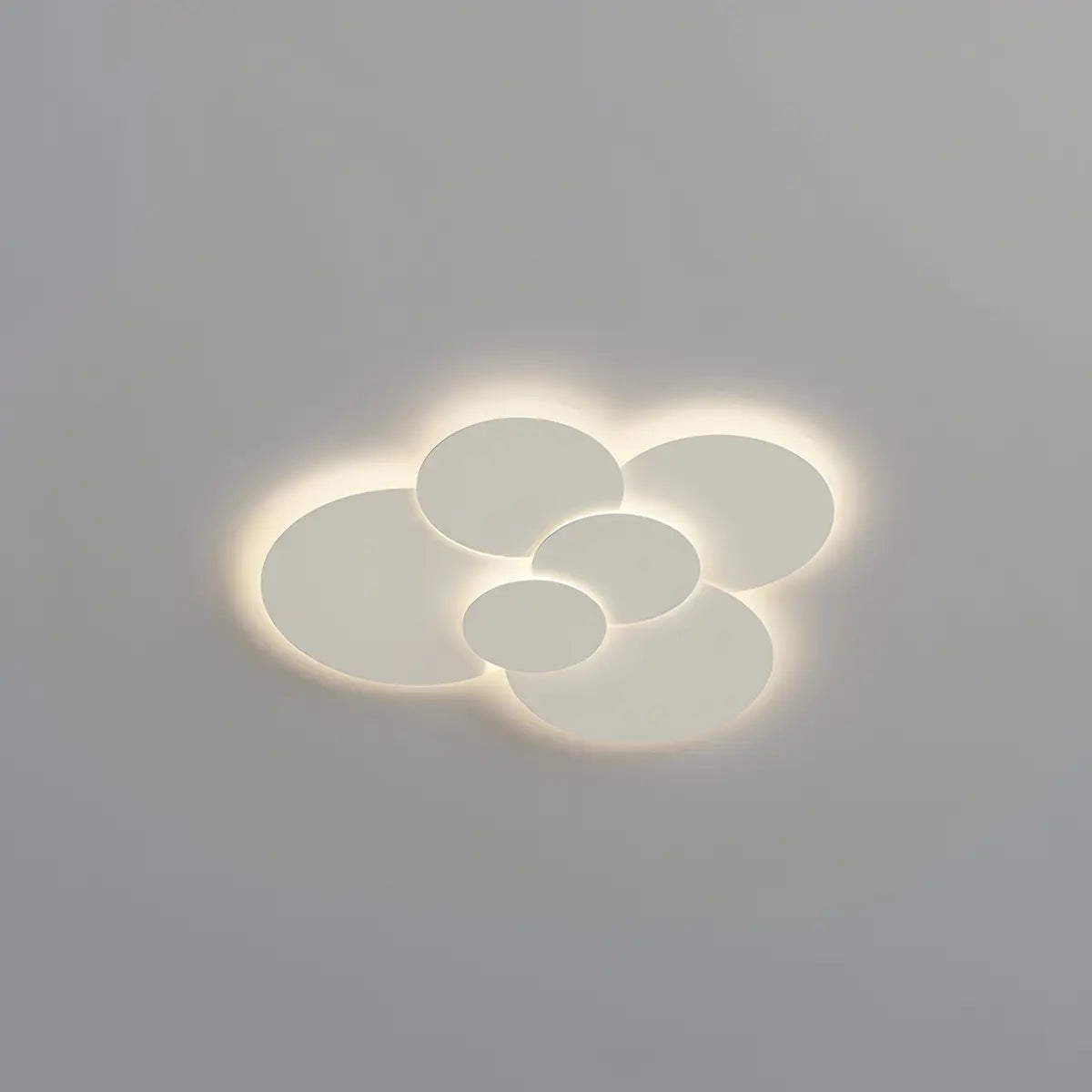 Ceiling Light Integrated LED Adjustable Discs White Dimmable Living Room Bathroom Modern Flush Mount Lighting Remote Control | Thomler