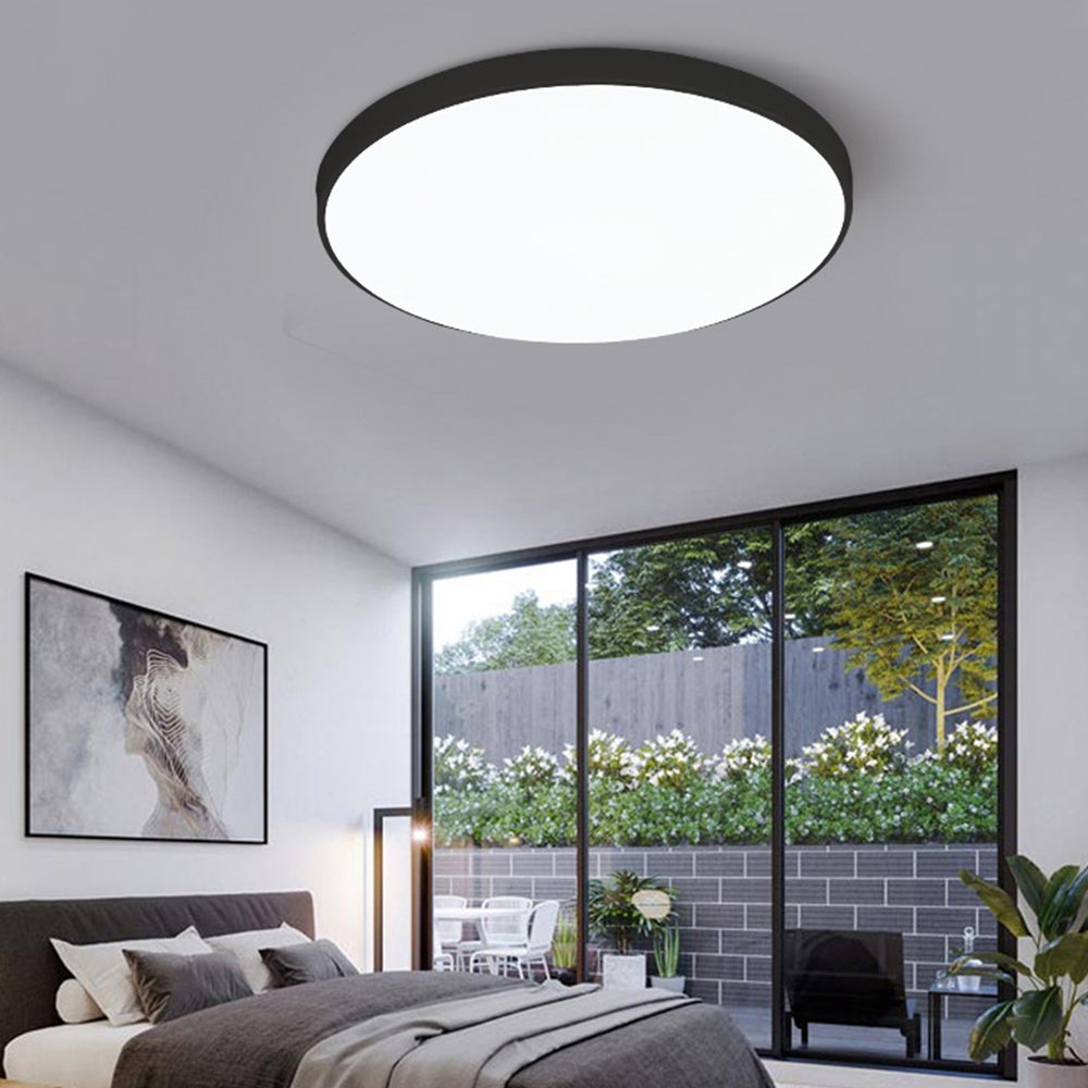 Ceiling Light Acrylic Extra-Thin 15.8 in Indoor Modern Circular LED Lighting Bedroom Dining Room Living Room | Thomler