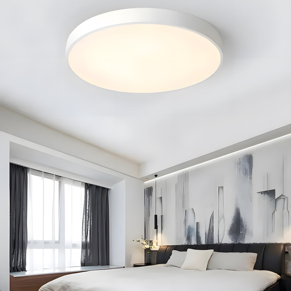 Ceiling Light Acrylic Extra-Thin 15.8 in Indoor Modern Circular LED Lighting Bedroom Dining Room Living Room | Thomler