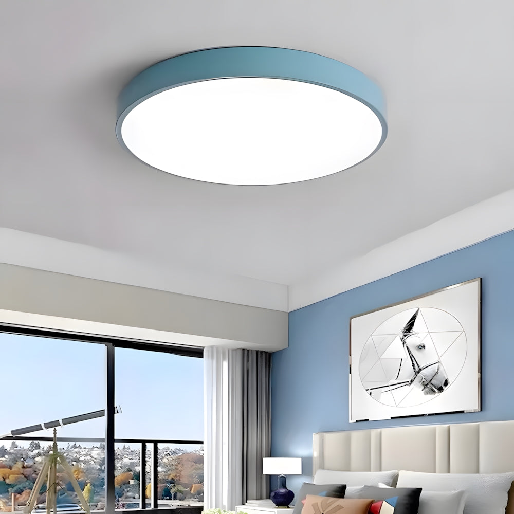 Ceiling Light Acrylic Extra-Thin 15.8 in Indoor Modern Circular LED Lighting Bedroom Dining Room Living Room | Thomler