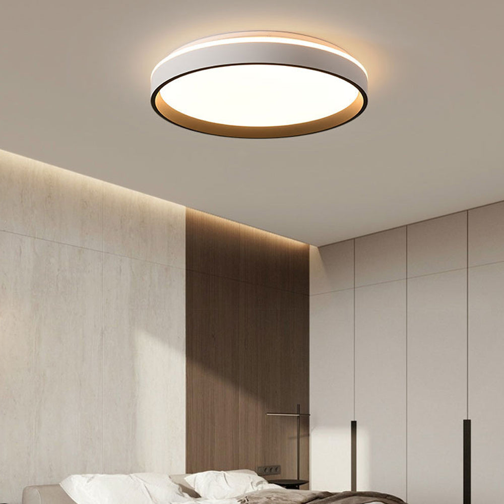 Ceiling Light Acrylic Round 15.7 in 2.8 in Indoor Bedroom Living Room LED Modern Minimalist Flush Mount Fixture | Thomler