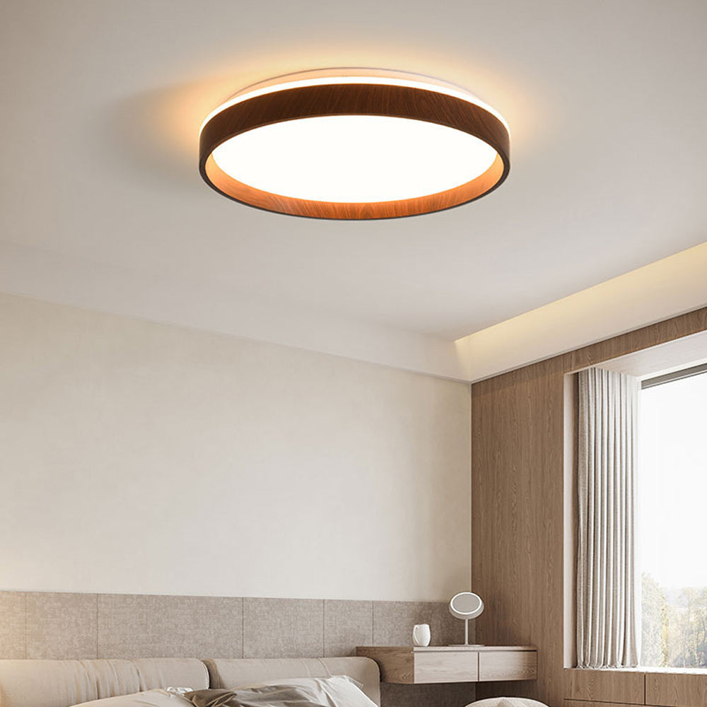 Ceiling Light Acrylic Round 15.7 in 2.8 in Indoor Bedroom Living Room LED Modern Minimalist Flush Mount Fixture | Thomler