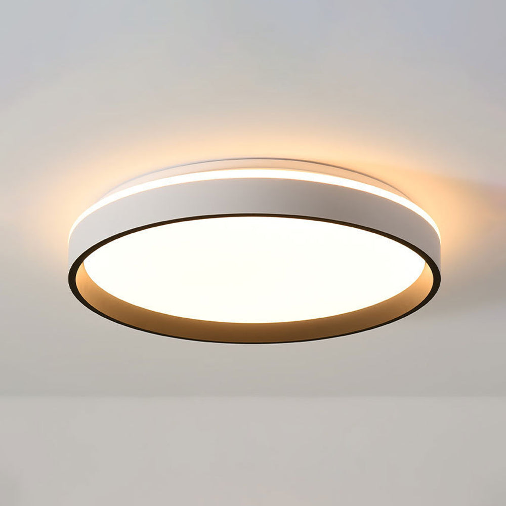 Ceiling Light Acrylic Round 15.7 in 2.8 in Indoor Bedroom Living Room LED Modern Minimalist Flush Mount Fixture | Thomler
