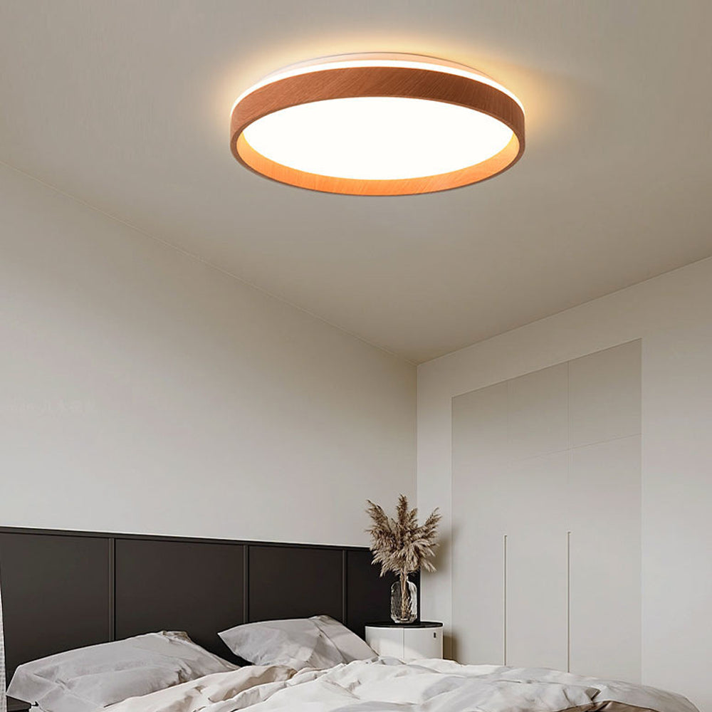 Ceiling Light Acrylic Round 15.7 in 2.8 in Indoor Bedroom Living Room LED Modern Minimalist Flush Mount Fixture | Thomler