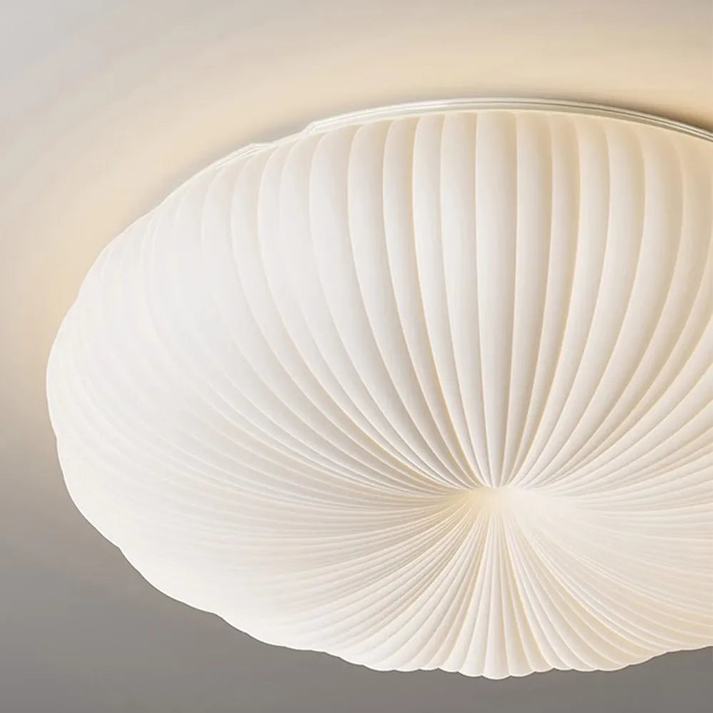 Ceiling Light Metal PE Acrylic 7.9 in Round Modern Indoor LED Fixture Bedroom Living Room Dining Area | Thomler