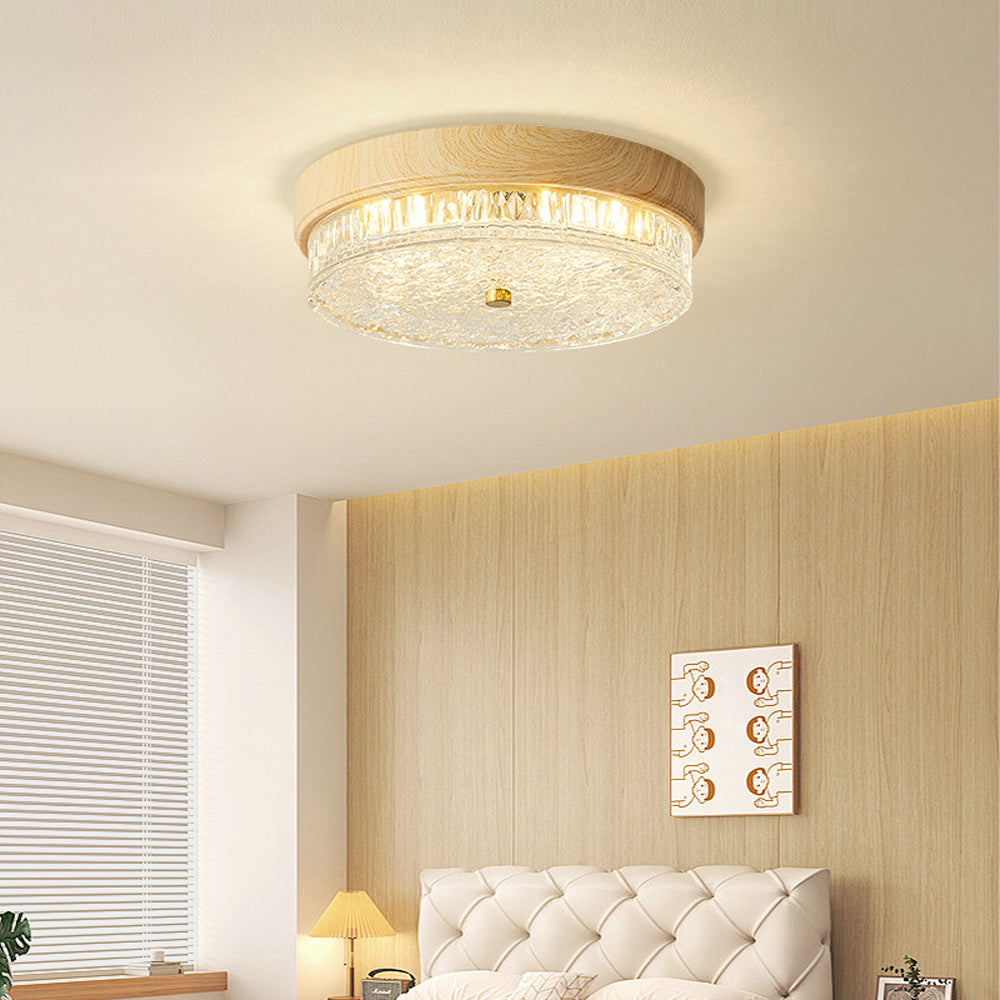 Ceiling Light Glass LED 12.6 in Indoor Bedroom Living Room Dining Room Modern Fixture | Thomler