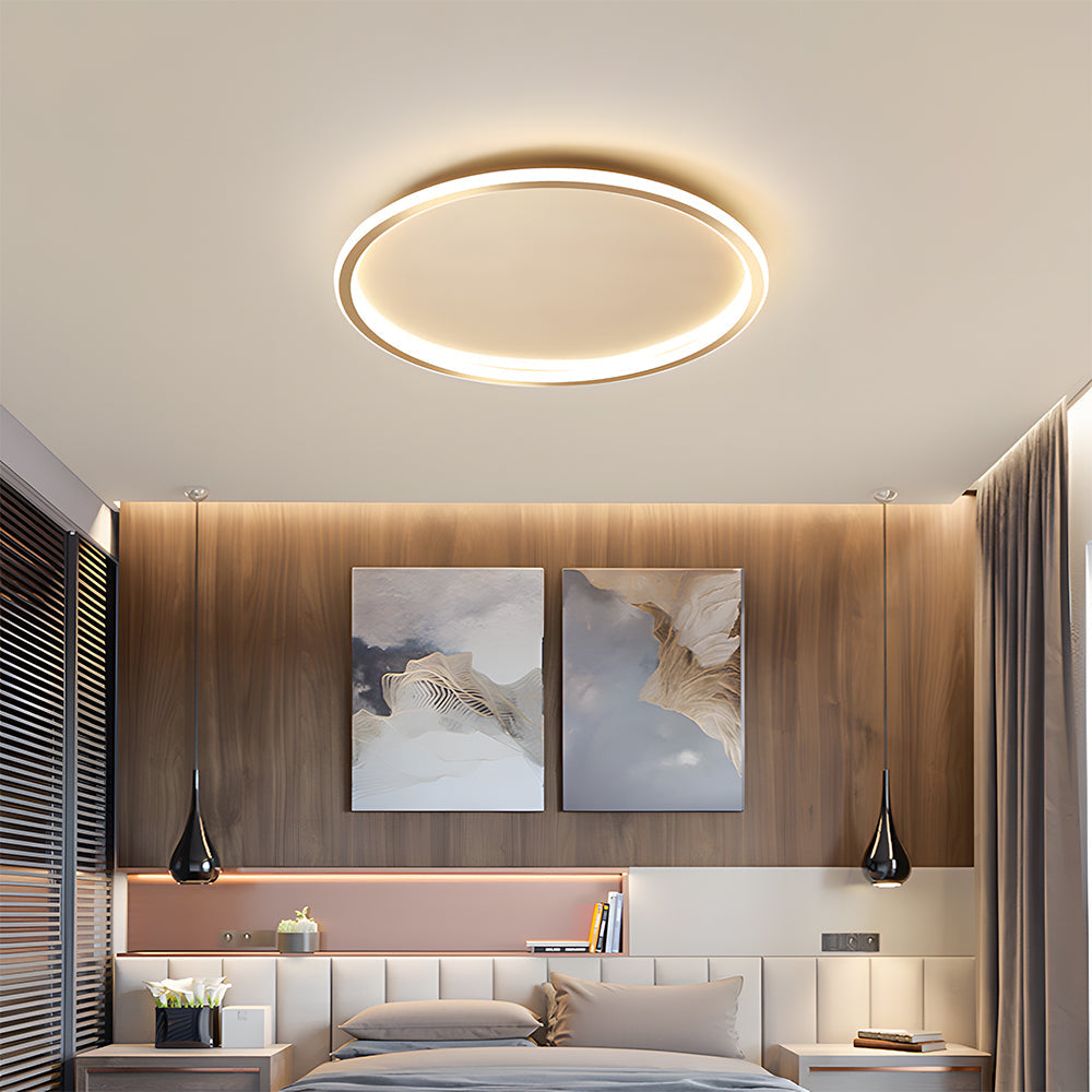 Ceiling Light Aluminum LED 11.8 in Ultra-Thin Indoor Living Room Bedroom Dining Room Office Modern Fixture | Thomler