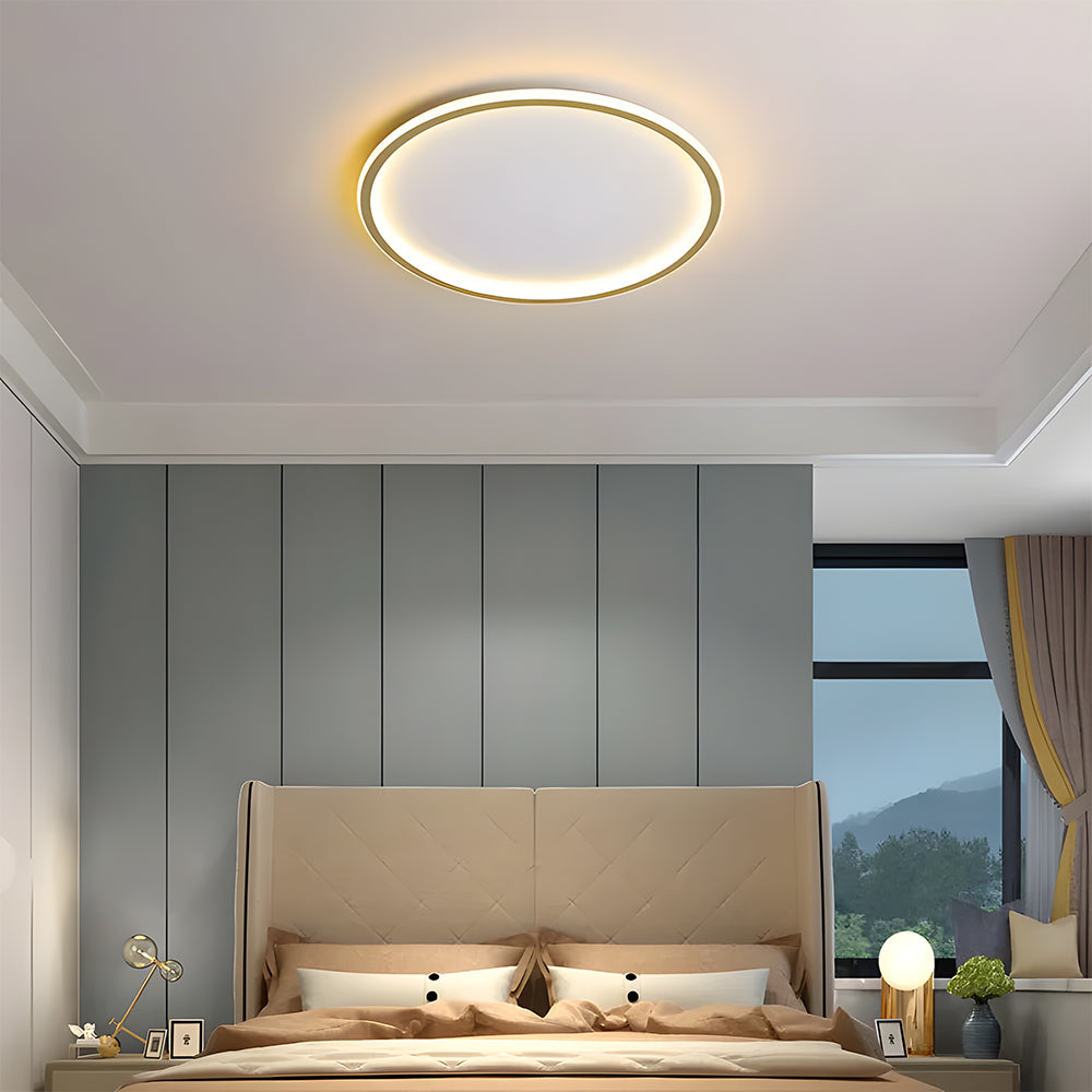 Ceiling Light Aluminum LED 11.8 in Ultra-Thin Indoor Living Room Bedroom Dining Room Office Modern Fixture | Thomler
