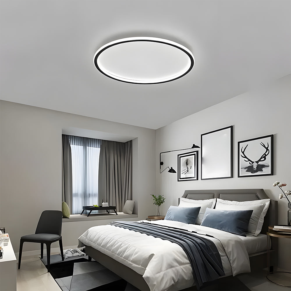 Ceiling Light Aluminum LED 11.8 in Ultra-Thin Indoor Living Room Bedroom Dining Room Office Modern Fixture | Thomler