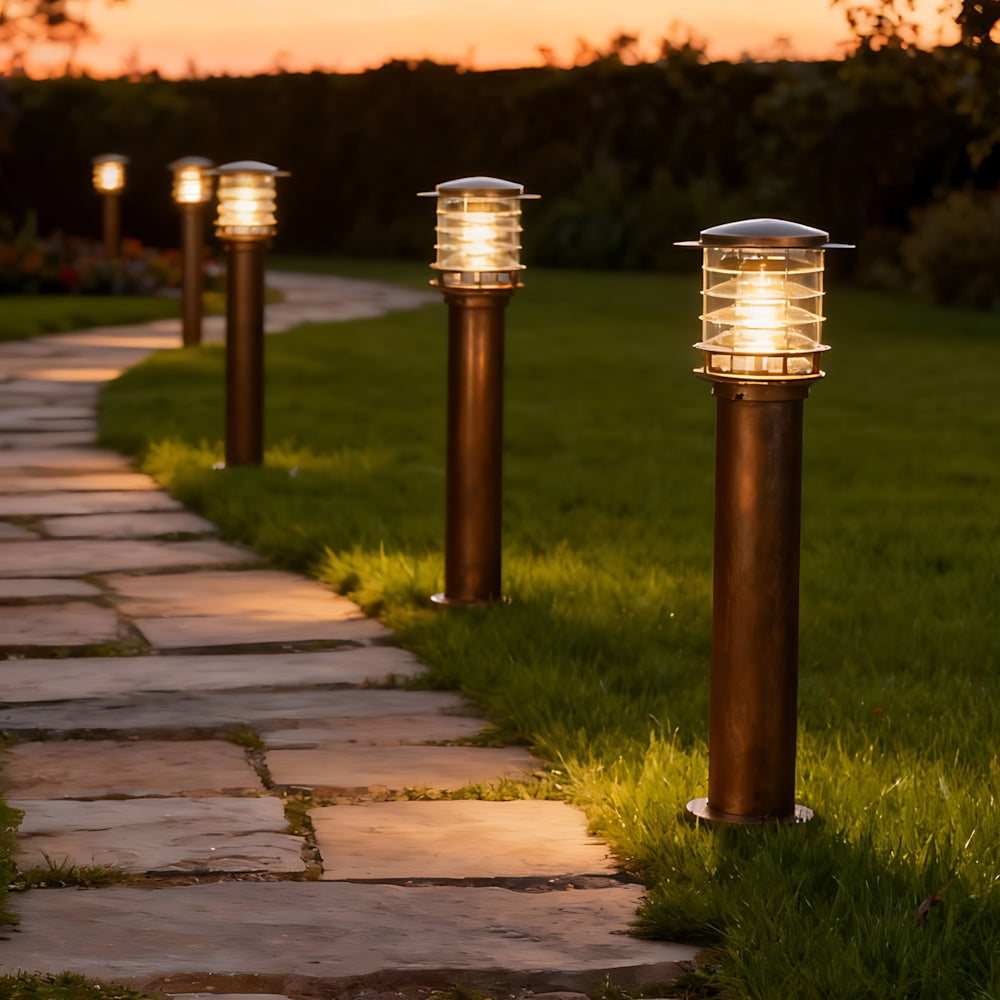 Outdoor Lamp Cast Aluminium Ø 15.0 cm IP65 Black Garden Path Driveway Patio Standing Light E27 Weather Resistant | Thomler