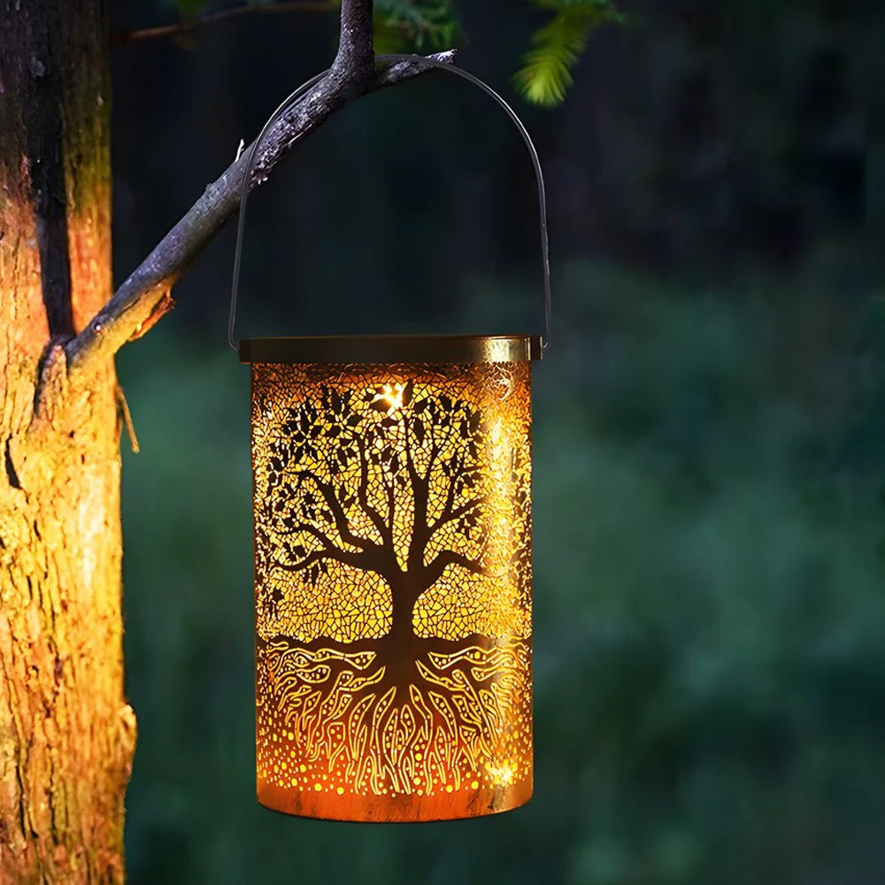 Solar Lantern Iron LED Ø 10.0 cm Garden Patio Hanging Outdoor Light Waterproof | Thomler