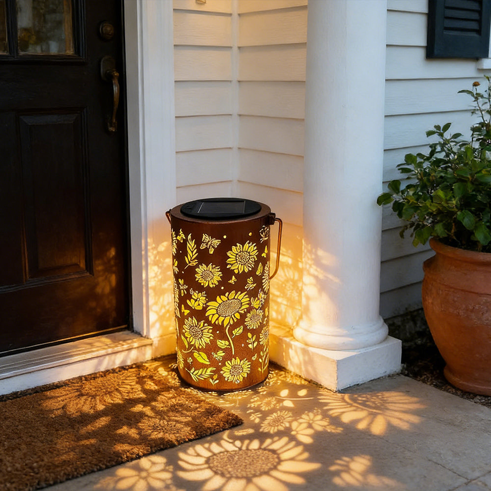 Solar Lantern Iron LED Ø 10.0 cm Garden Patio Hanging Outdoor Light Waterproof | Thomler