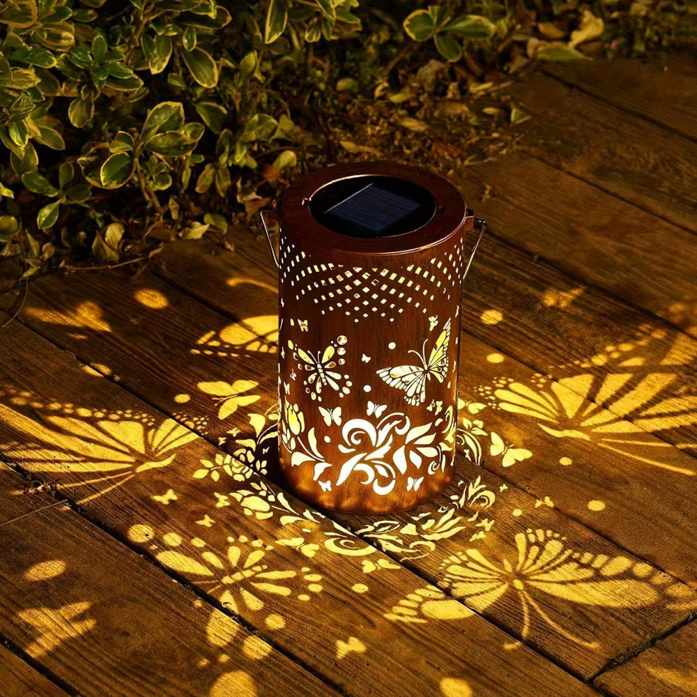 Solar Lantern Iron LED Ø 10.0 cm Garden Patio Hanging Outdoor Light Waterproof | Thomler