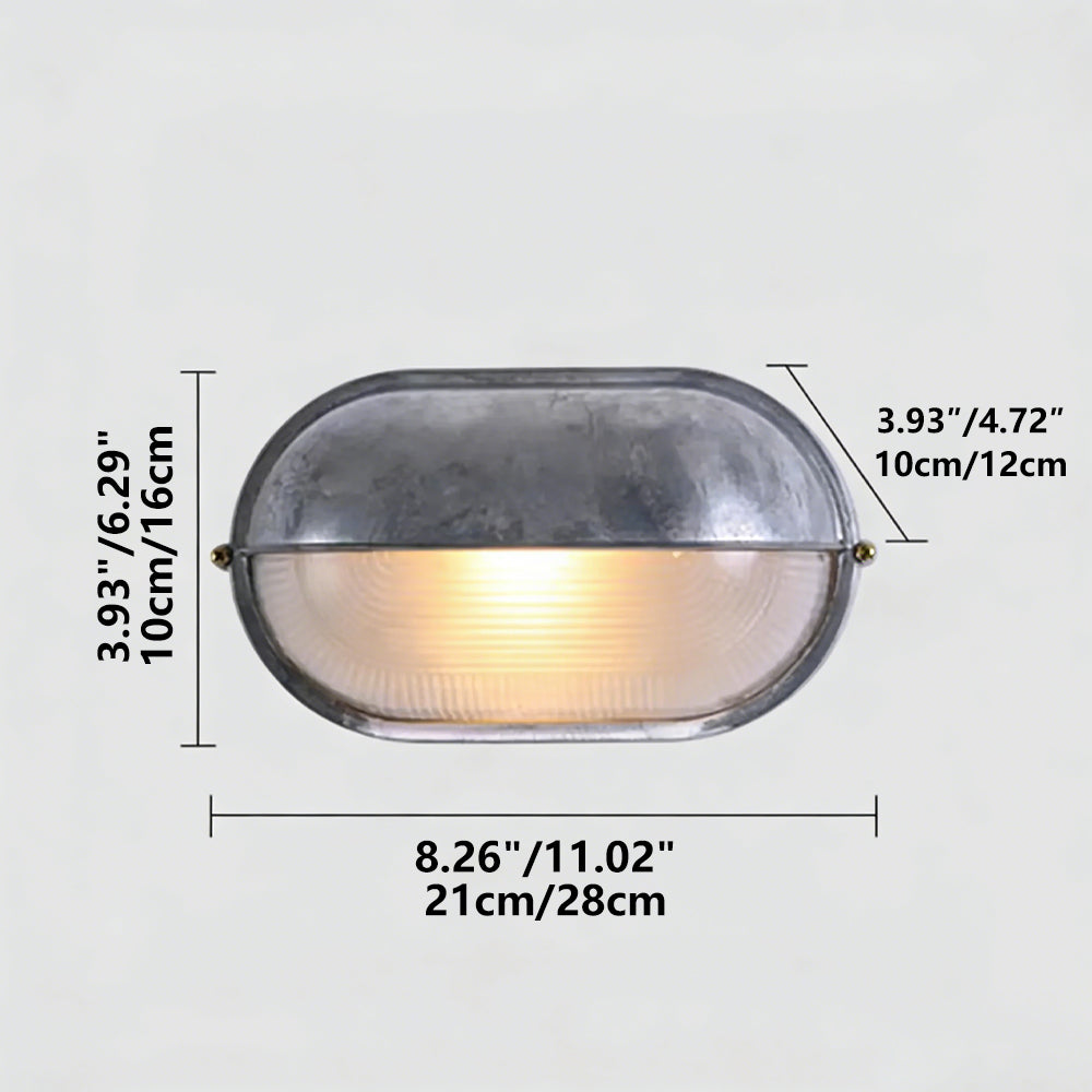 Wall Light Aluminum 8.3 in Indoor Entryway Vintage Industrial Style Rustic Accent Lighting | Thomler