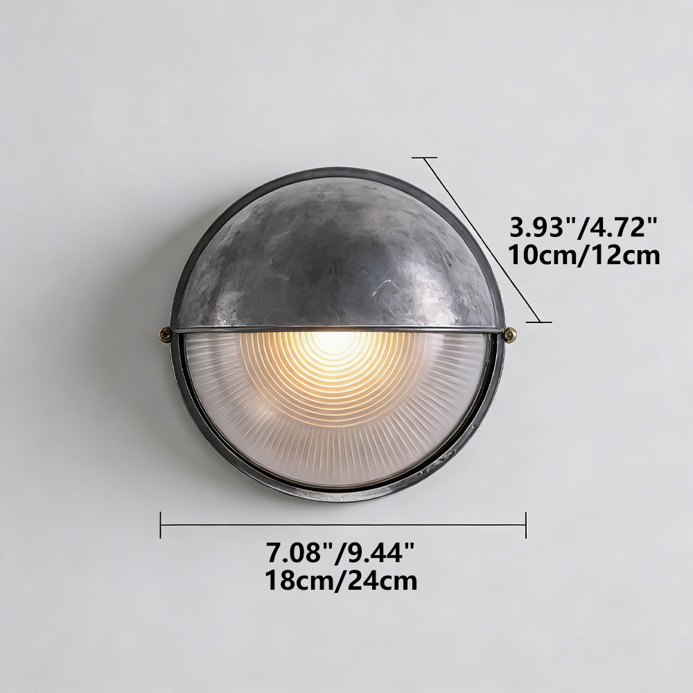 Wall Light Aluminum 8.3 in Indoor Entryway Vintage Industrial Style Rustic Accent Lighting | Thomler