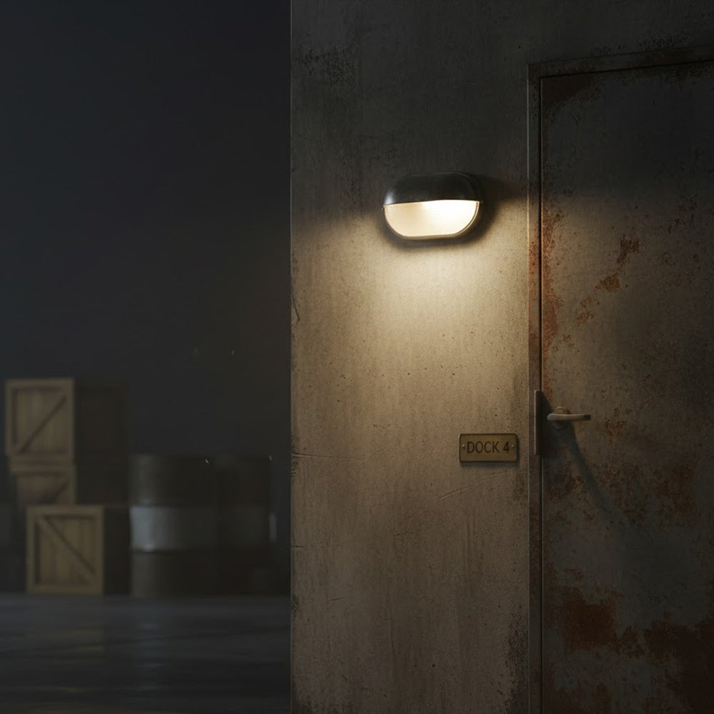 Wall Light Aluminum 8.3 in Indoor Entryway Vintage Industrial Style Rustic Accent Lighting | Thomler