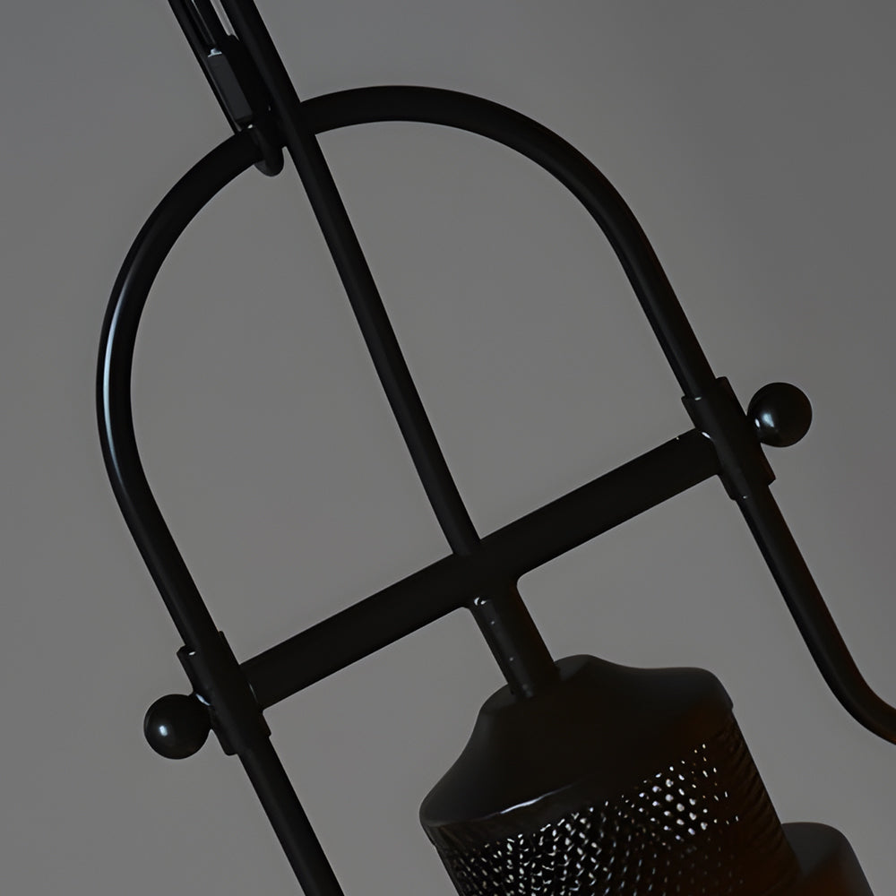 Pendant Light Metal 7.9 in Diameter 17.7 in Height Indoor Hallway Dining Room Living Room Vintage Industrial Style | Thomler