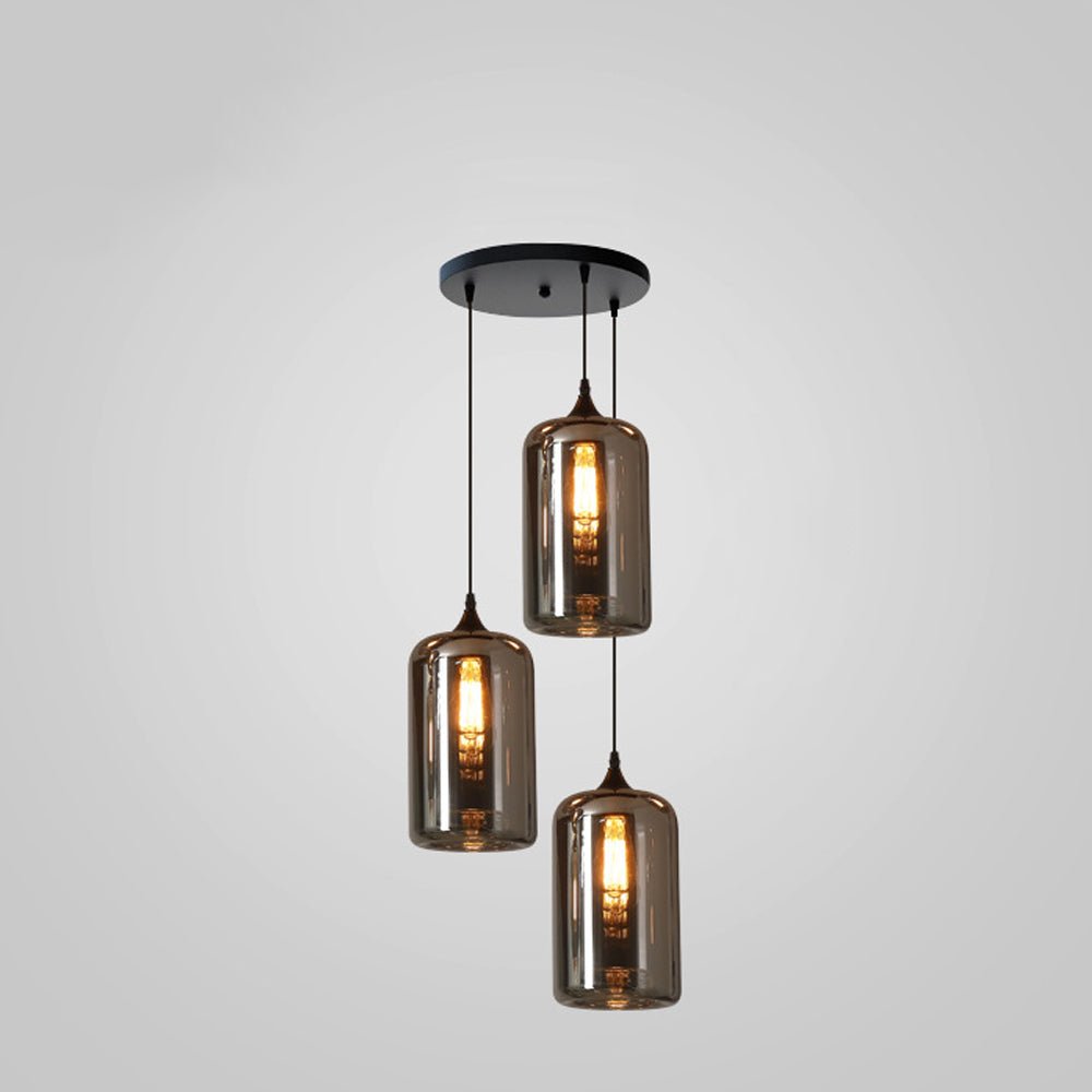 Pendant Light Glass Adjustable 11 in Indoor Dining Room Kitchen Island Ceiling Lamp | Thomler