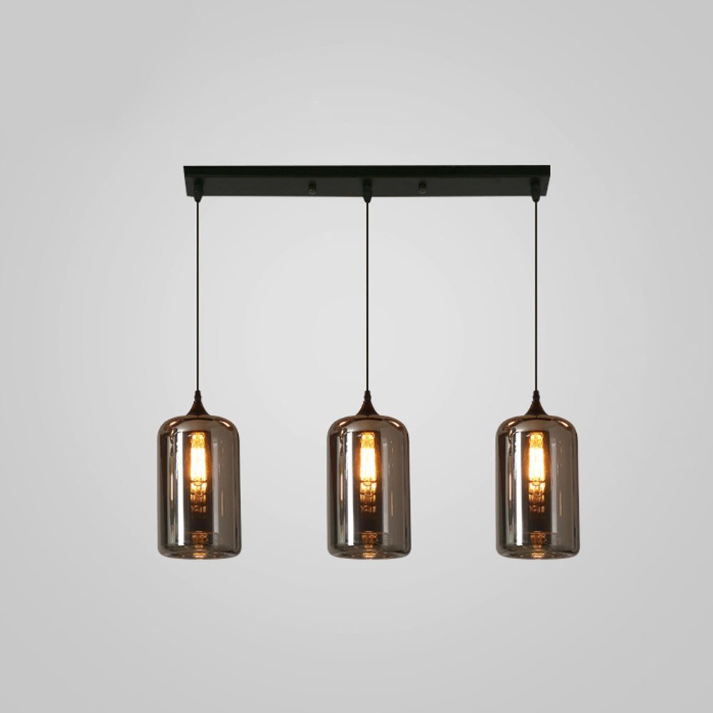 Pendant Light Glass Adjustable 11 in Indoor Dining Room Kitchen Island Ceiling Lamp | Thomler