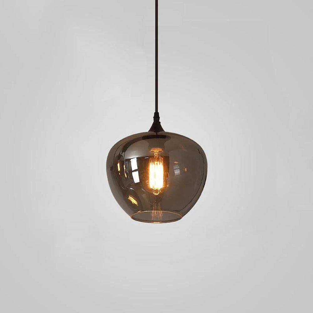 Pendant Light Glass Adjustable 11 in Indoor Dining Room Kitchen Island Ceiling Lamp | Thomler
