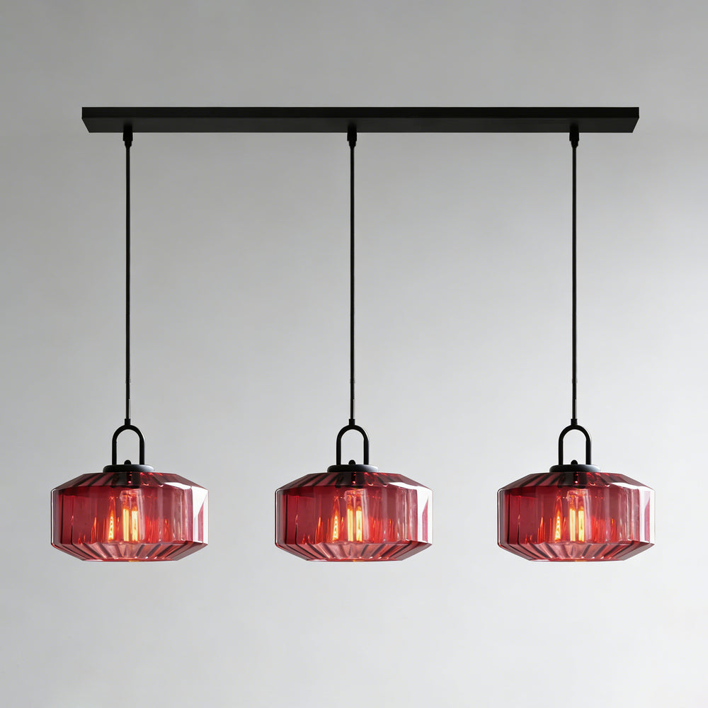 Pendant Light Glass 11 in Handblown Indoor Warm Glow Dining Room Kitchen Hallway Lighting | Thomler