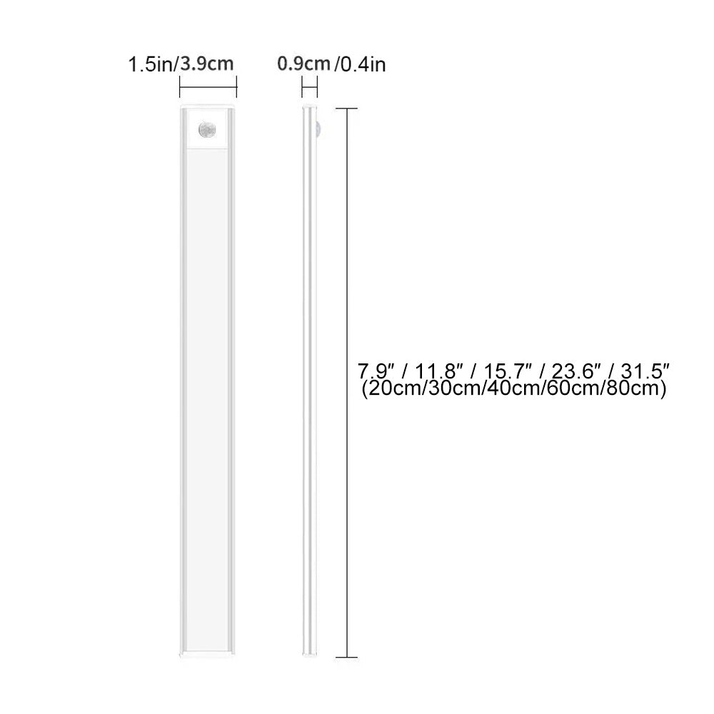 Wall Light Iron 7.9 in Rechargeable Battery Operated Indoor LED Under Cabinet Lighting Hallway Bedroom Kitchen Wireless | Thomler