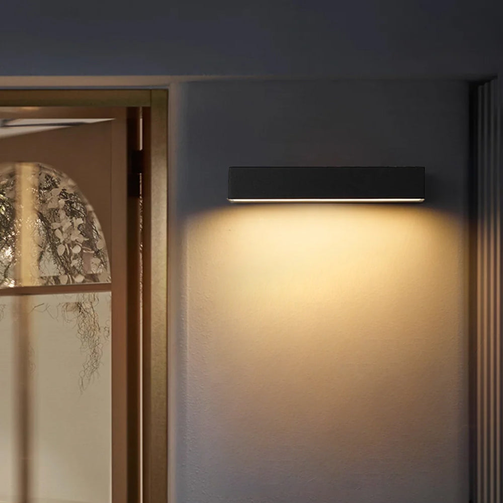 Wall Lamp Die-Cast Aluminum 7.9 in Outdoor Balcony Corridor Entrance LED Lighting Fixture Modern Minimalist Design | Thomler