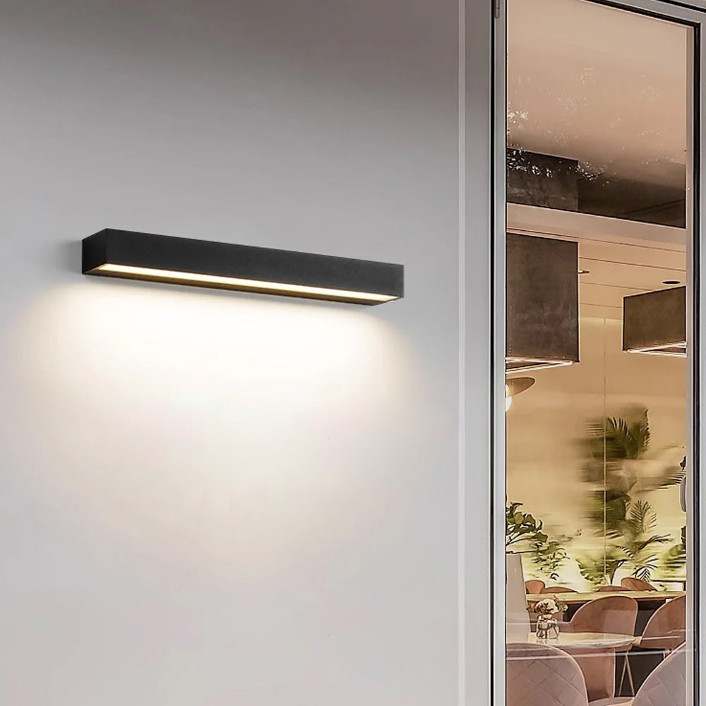 Wall Lamp Die-Cast Aluminum 7.9 in Outdoor Balcony Corridor Entrance LED Lighting Fixture Modern Minimalist Design | Thomler