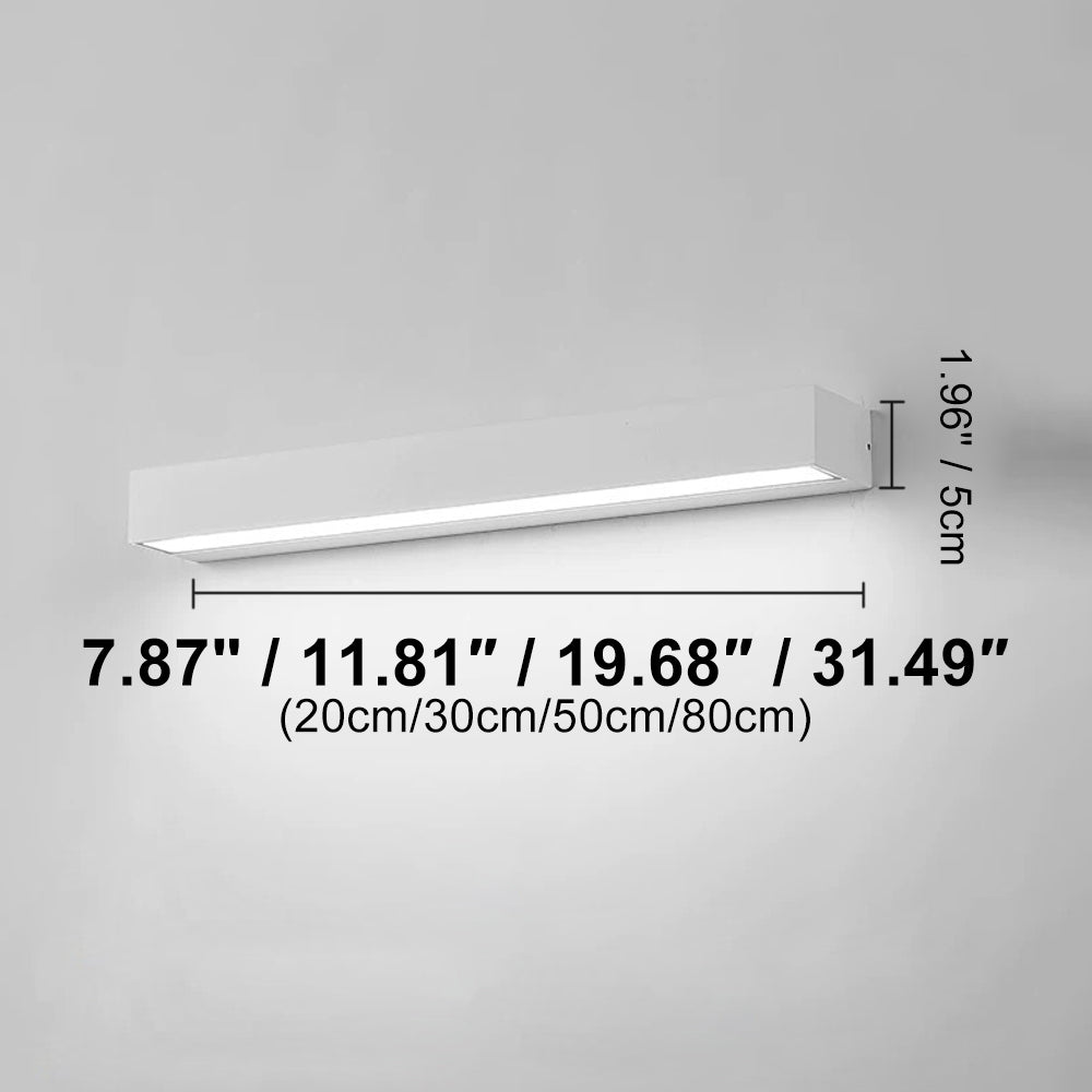 Wall Lamp Die-Cast Aluminum 7.9 in Outdoor Balcony Corridor Entrance LED Lighting Fixture Modern Minimalist Design | Thomler